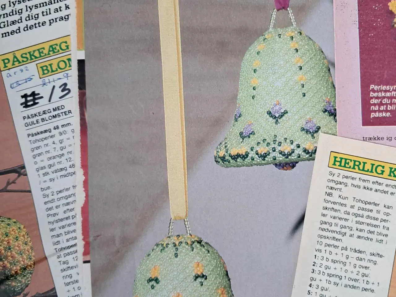 Billede 7 - Opskrifter fra ugeblade til perler
