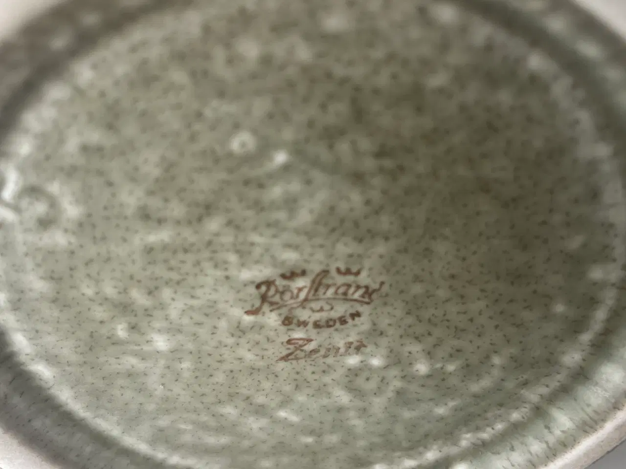 Billede 3 - Rørstrand Zenit grøn keramik vase (Gunnar Nylund)