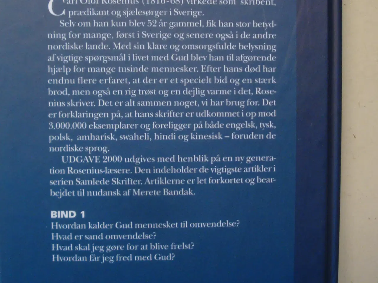 Billede 3 - 8 bind: Udgave 2000 - det bedste fra Rosenius