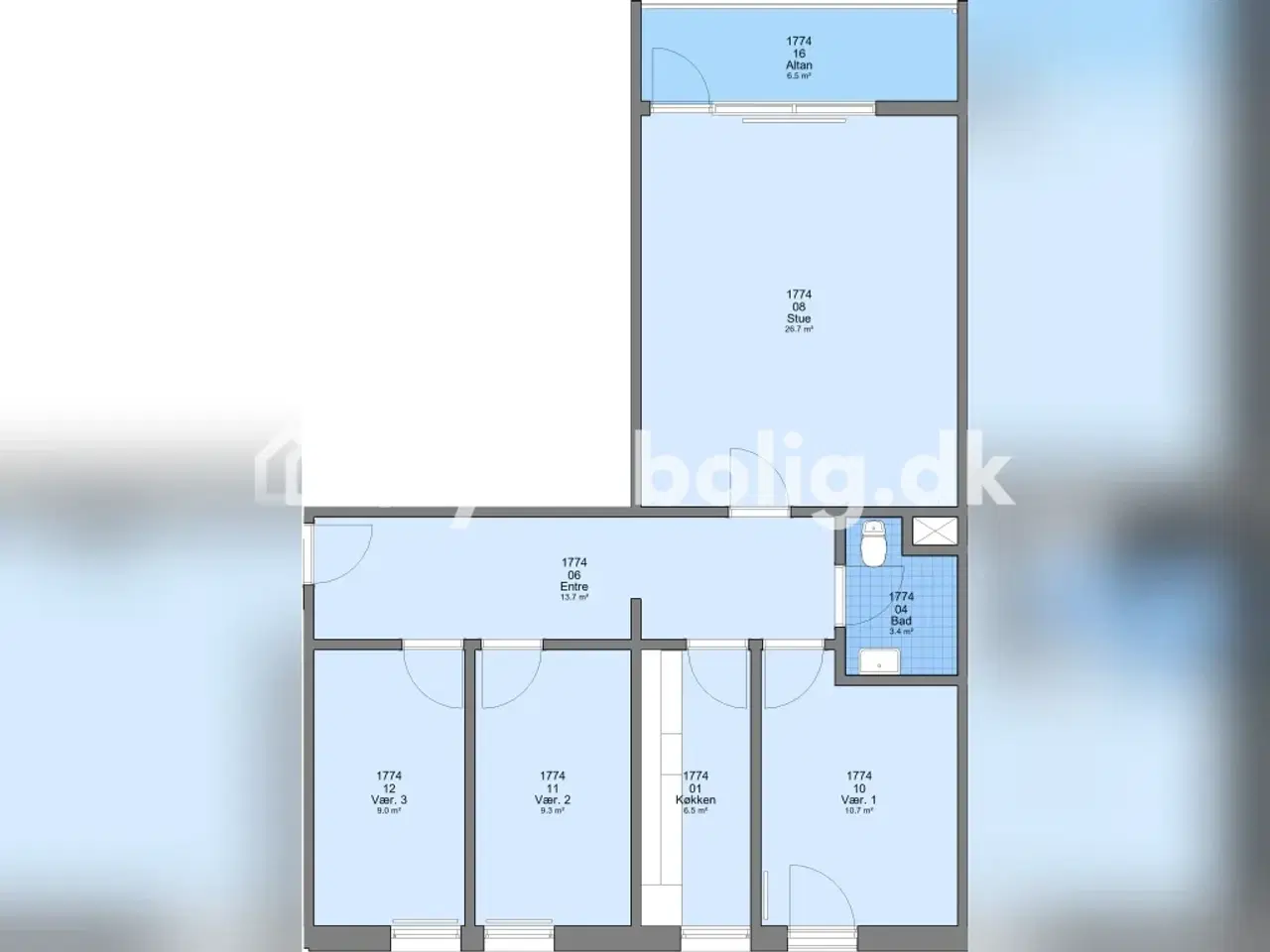 Billede 2 - Lækker stor 4 værelses