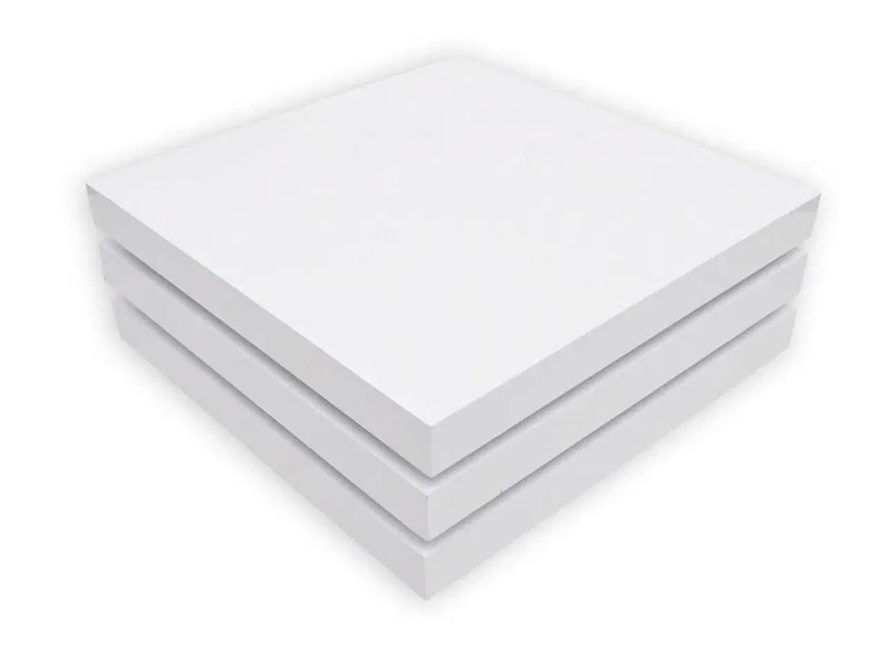 Billede 3 - Sofabord 3 niveauer hvid højglans