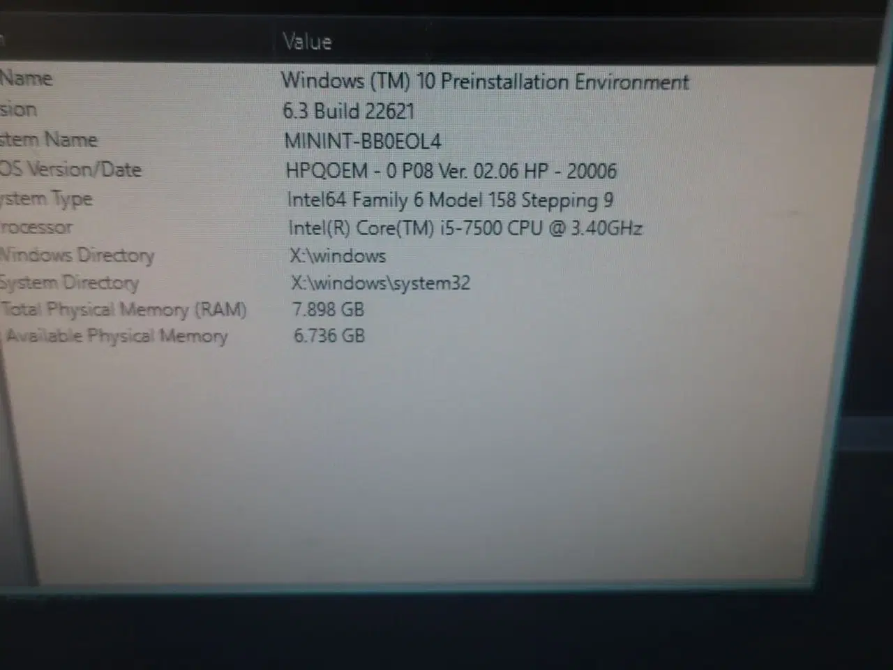 Billede 5 - Skærm 22" m. tastatur HP L2208w (PC medfølger ikke)