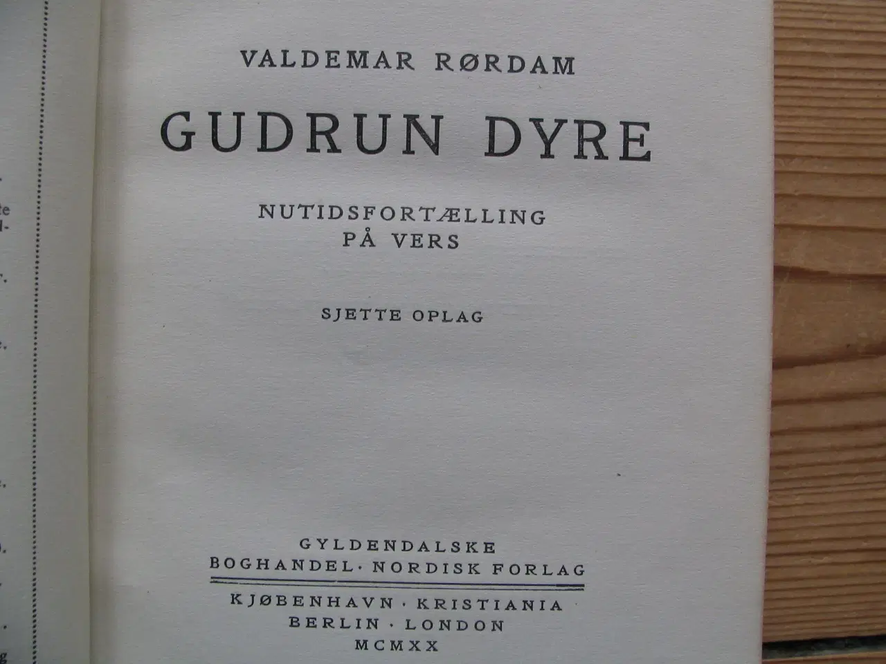 Billede 3 - Valdemar Rørdam. Gudrun Dyre. fra 1920