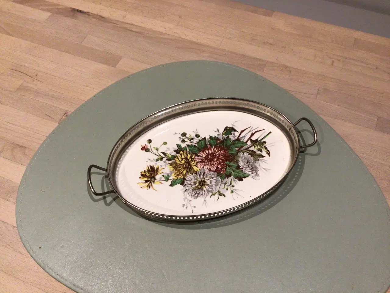 Billede 1 - Gammel porcelænsbakke