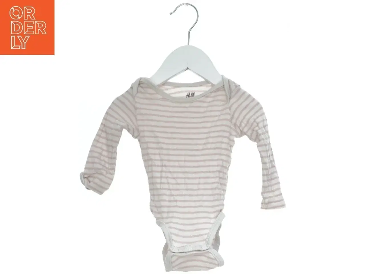Billede 1 - Langærmet bodystocking med striber fra H&M (str. 62)