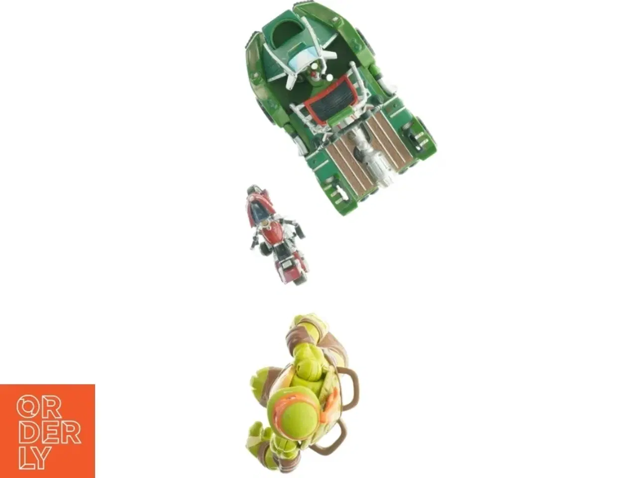 Billede 4 - Actionfigur med køretøjer fra Ninja Turtles (str. Højde af figur. 25 cm)