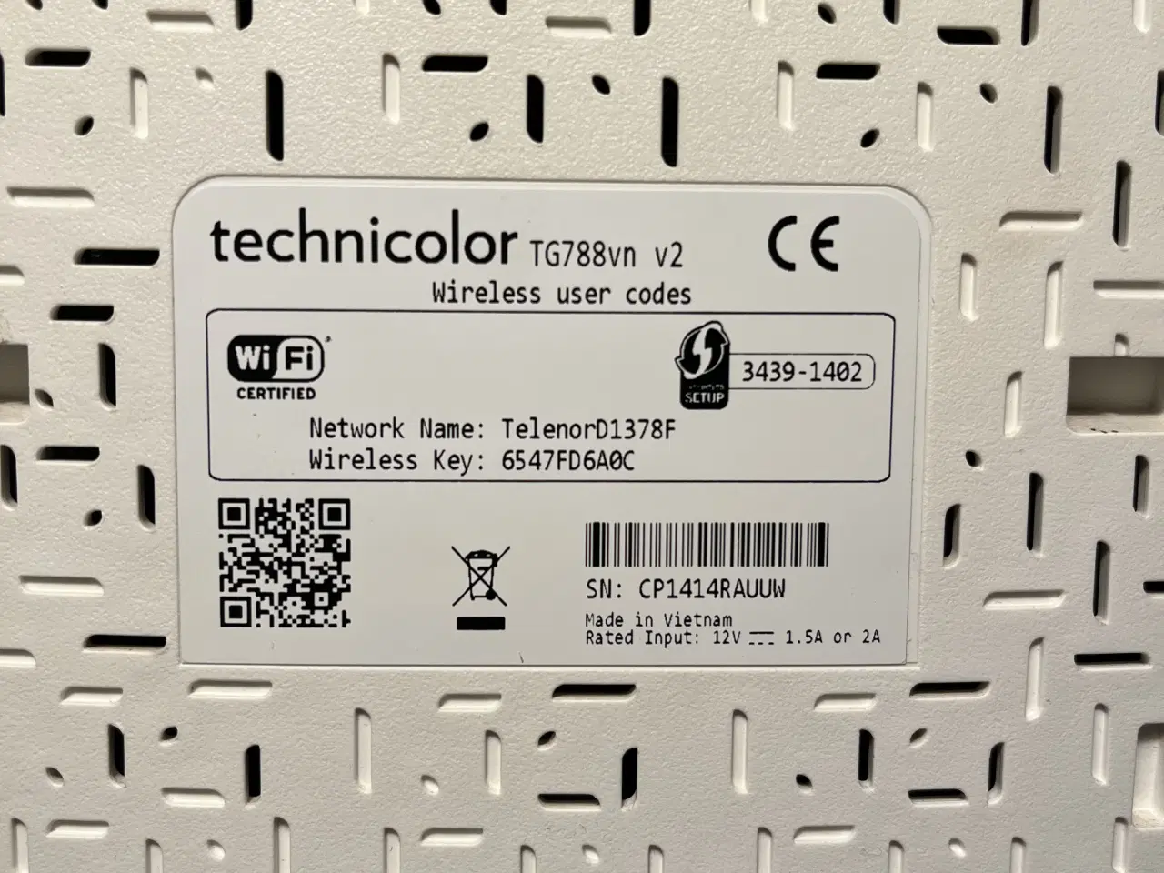 Billede 3 - Technicolor WiFi router