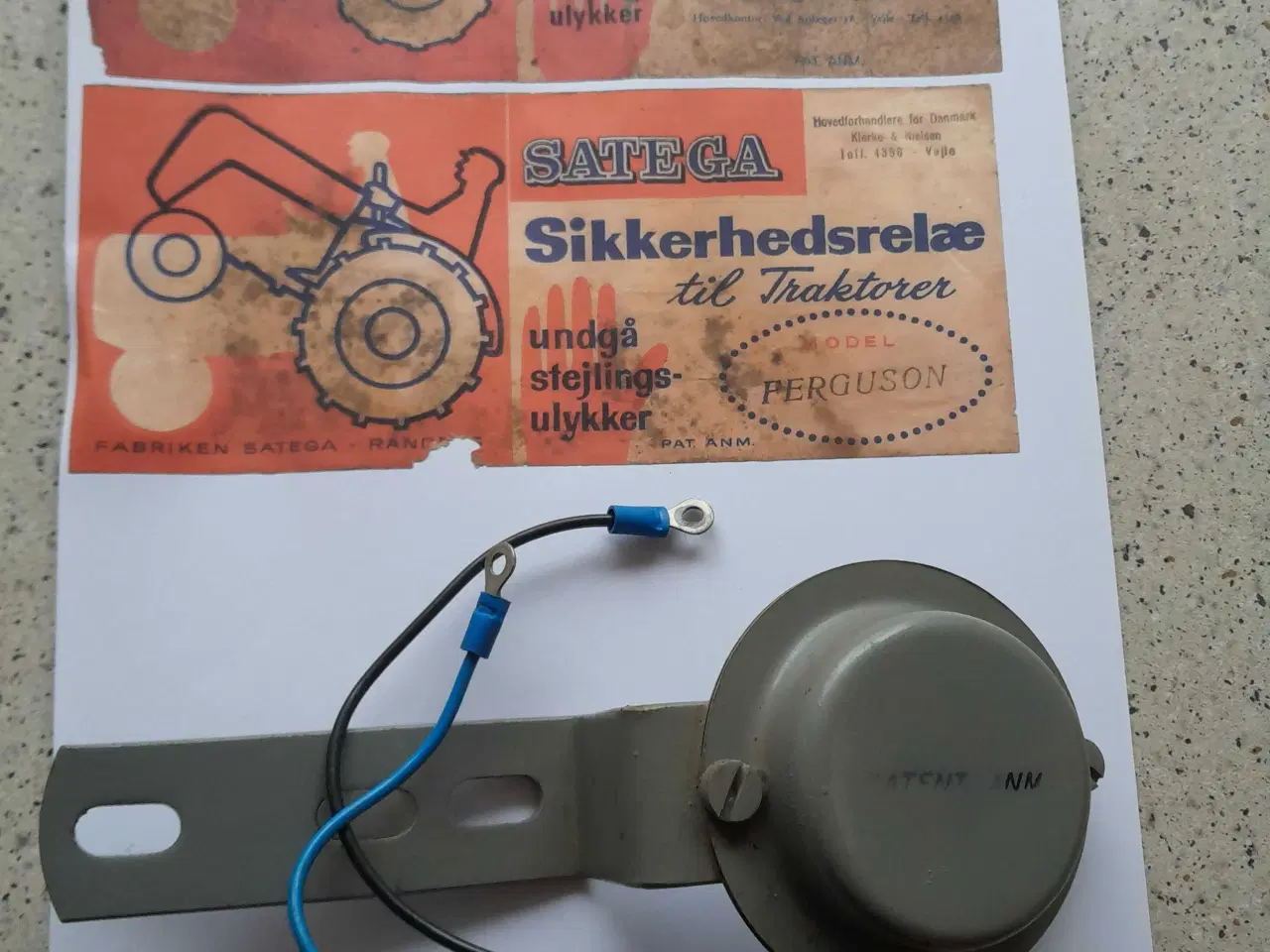 Billede 1 - Sikkerhedsrelæ anti stejl til traktor.