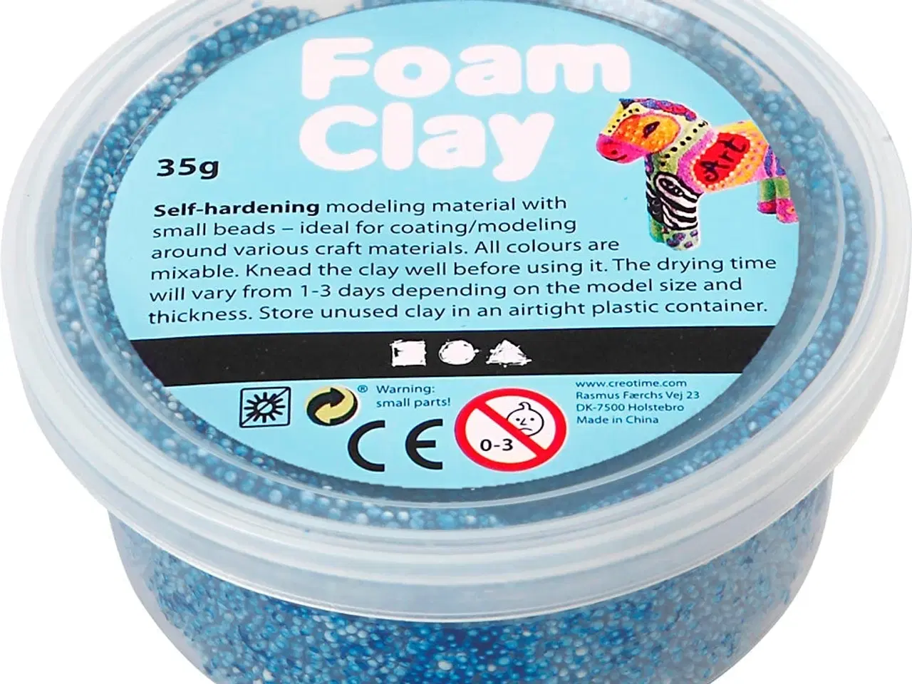 Billede 1 - Foam Clay®, blå, 35 g/ 1 ds.