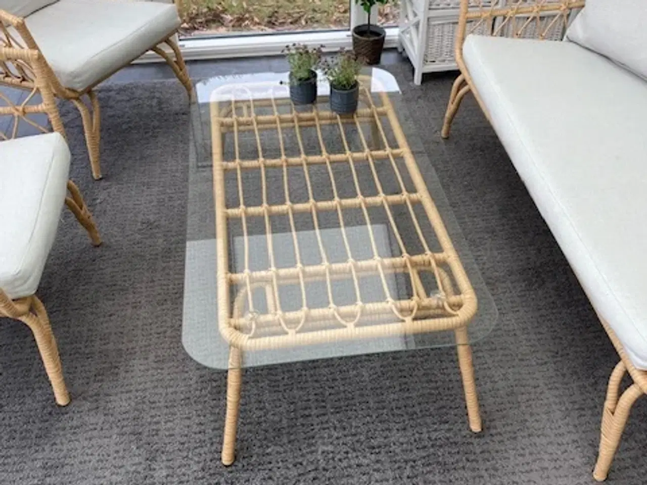 Billede 3 - Sofa sæt bestående af sofa + bord + 2 stole