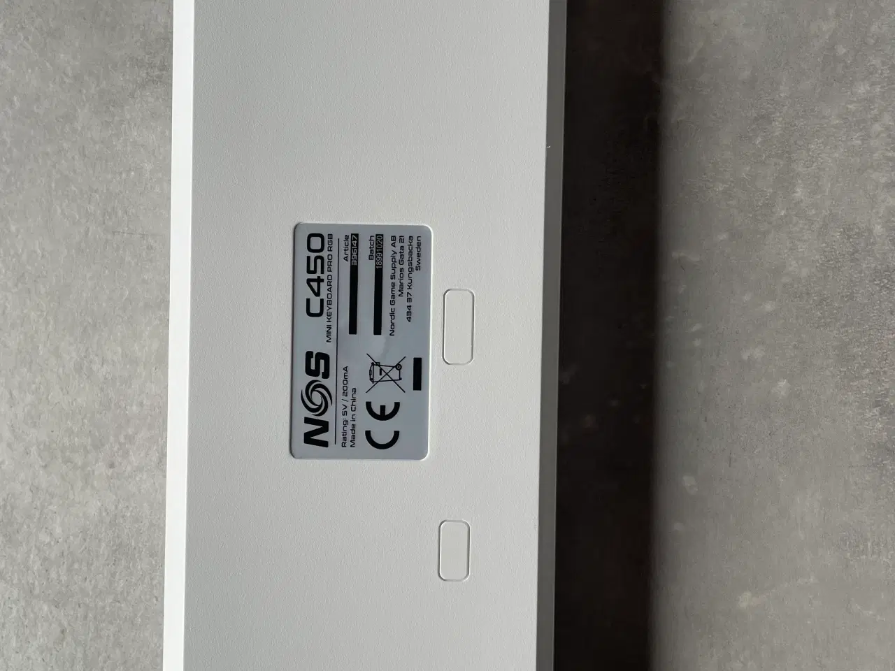 Billede 3 - Nos c450 tastatur 