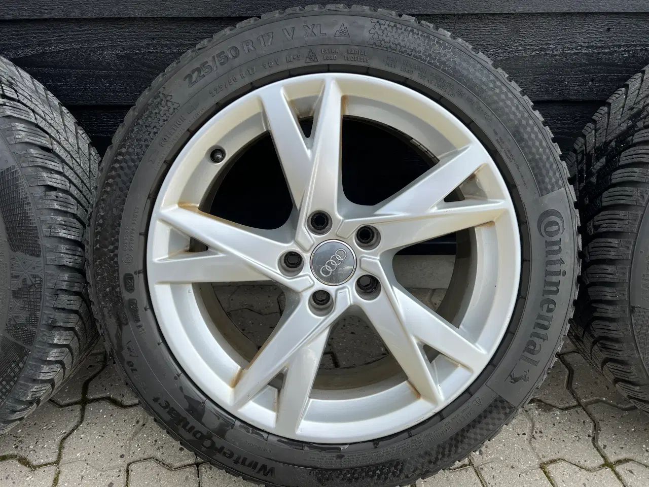 Billede 2 - Vinterhjul, originale 17” Audi fælge
