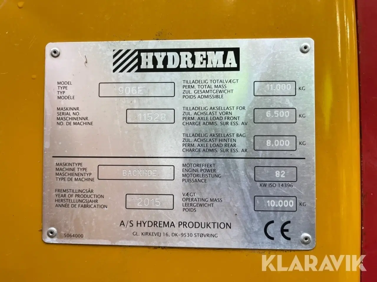 Billede 7 - Rendegraver Hydrema 906E