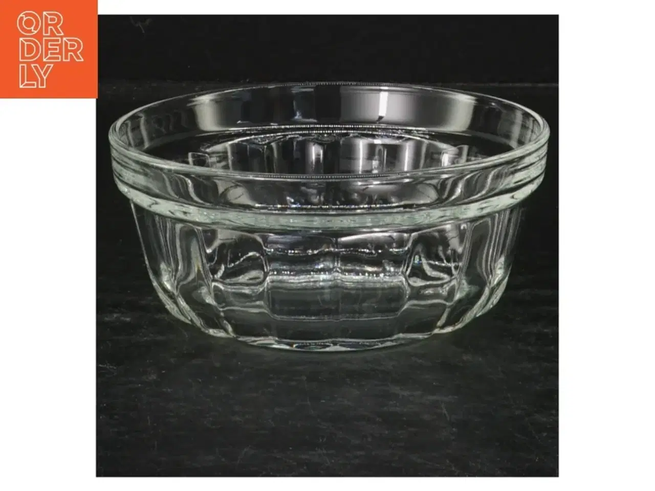 Billede 1 - Gennemsigtig glas skål (str. Ø. 12 cm)
