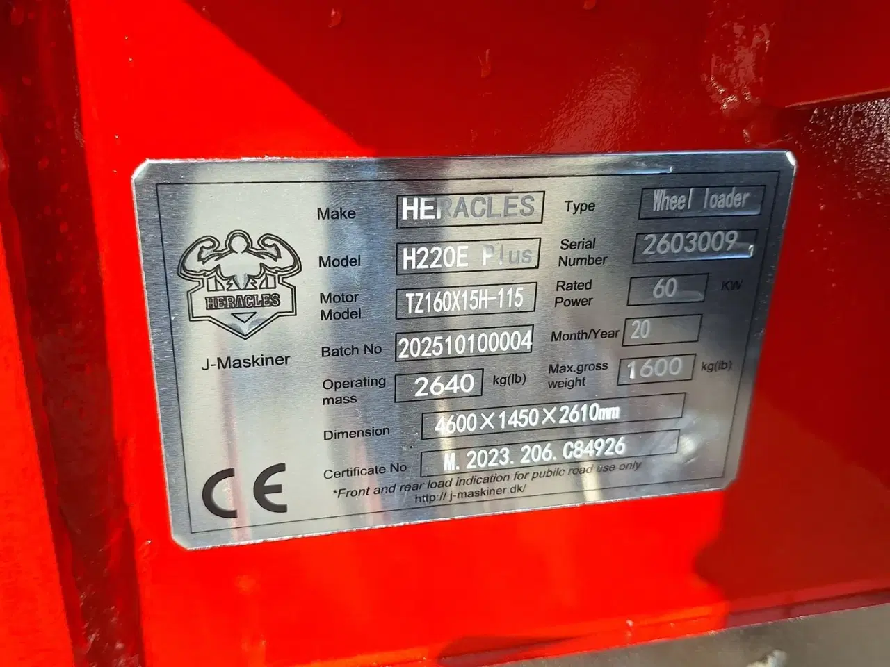 Billede 8 - Heracles H220+  ELEKTRISK  ELEKTRISK