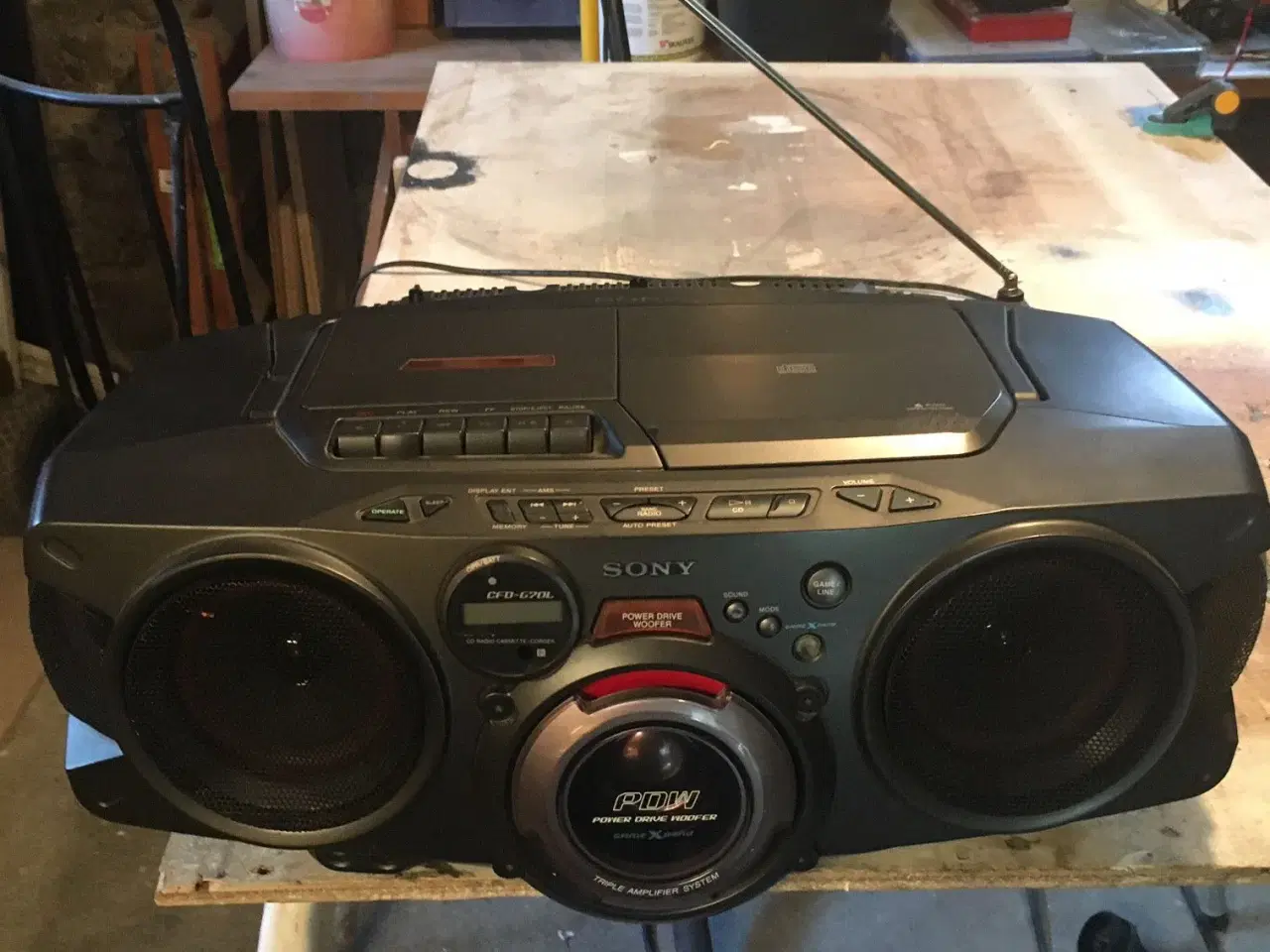 Billede 1 - Sony CFD-G70L, retro ghettoblaster