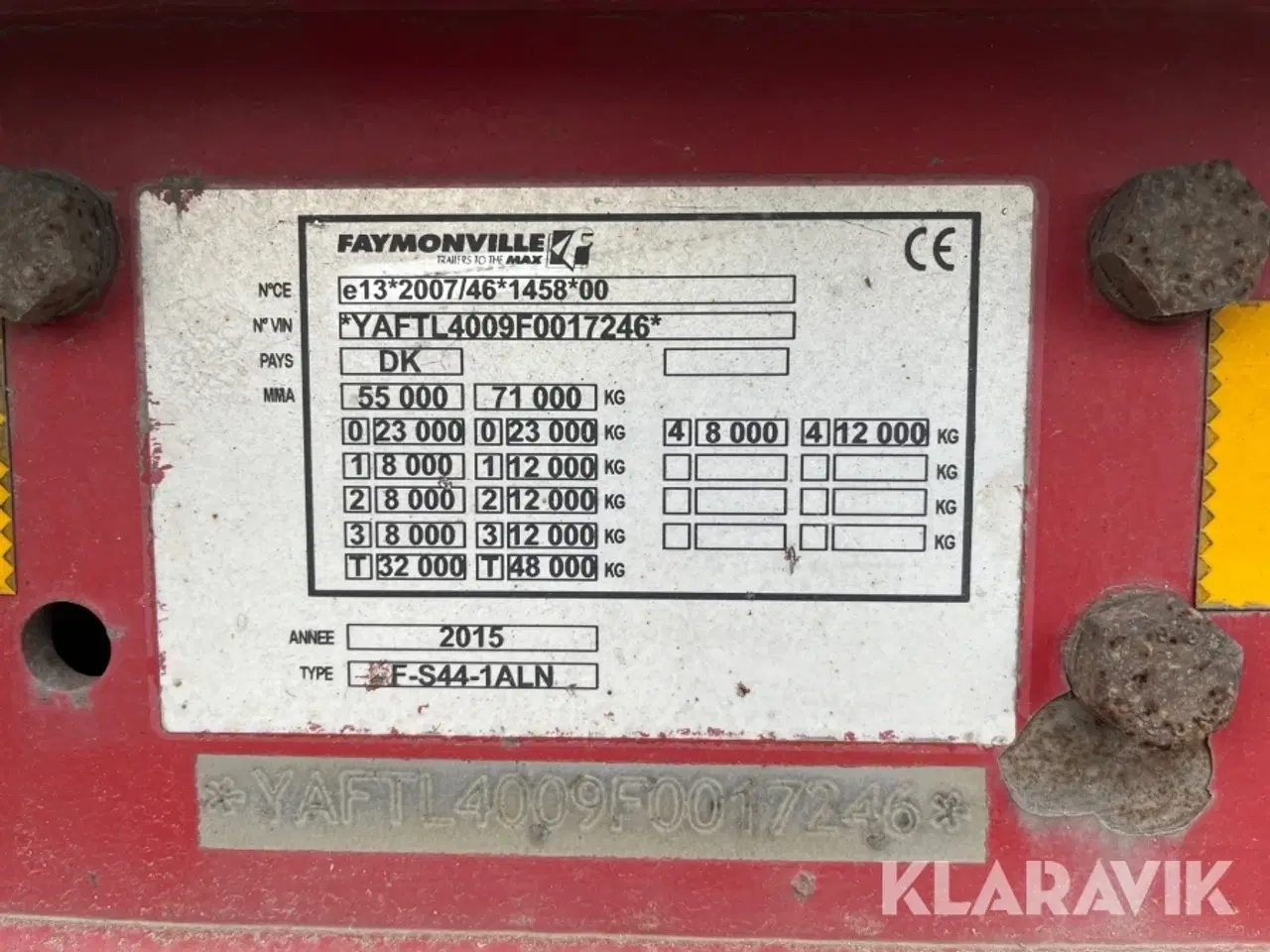 Billede 7 - Blokvogn Faymonville F-S44-1ALN 6 meter udtræk