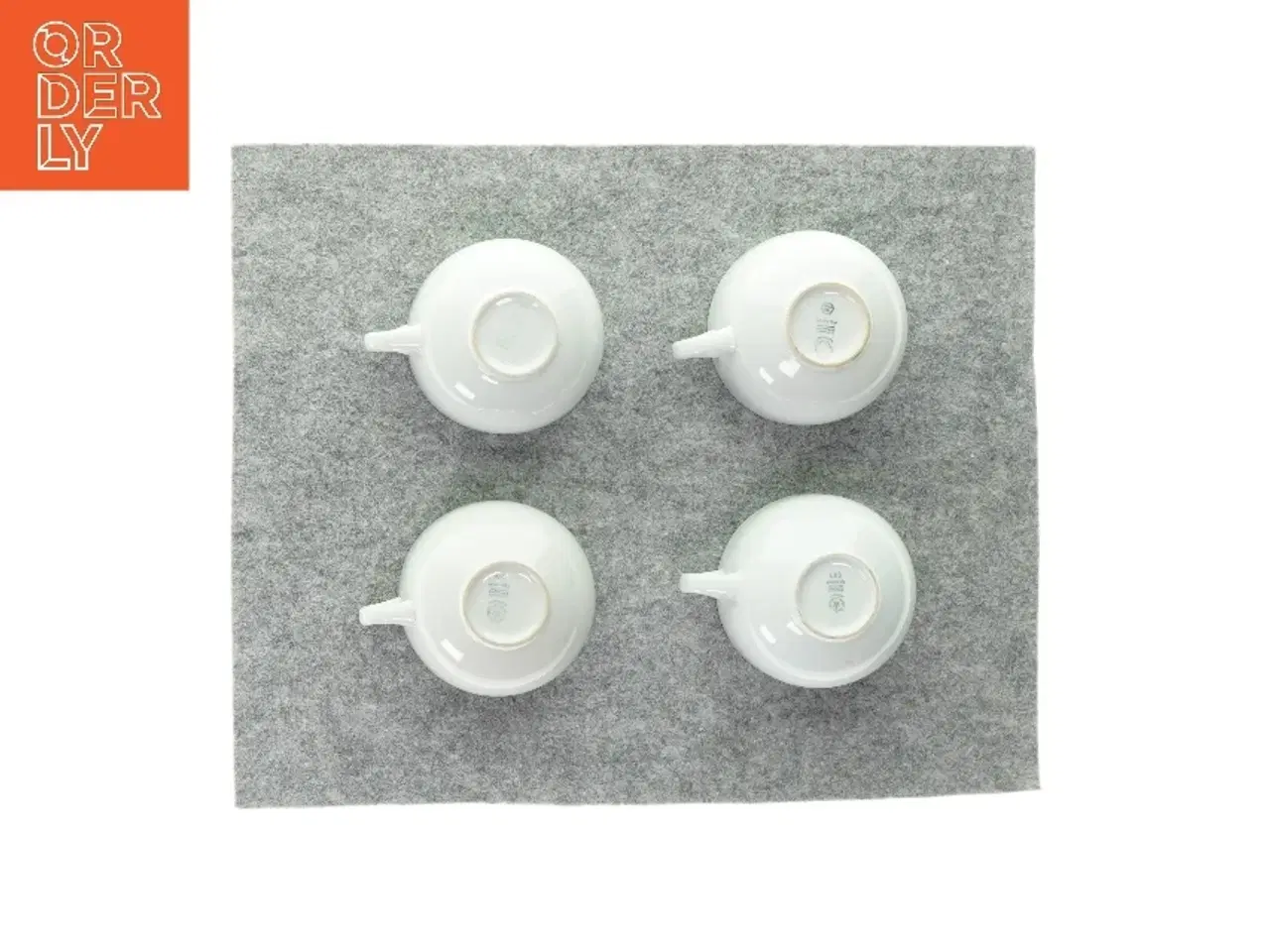 Billede 4 - Kopper (4 stk.) fra Royal Copenhagen (str. HØ: 7x10,5cm)