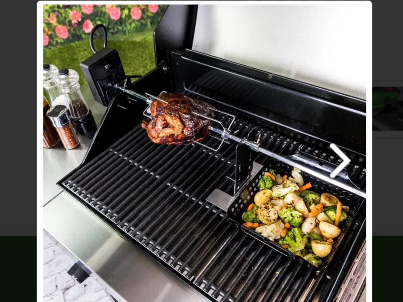 Billede 5 - Char-Broil rotisserie - universalRustfrit stål