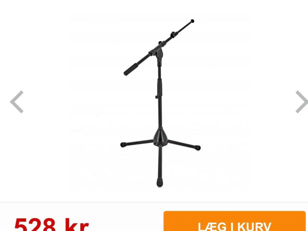 Billede 1 - Nyt lavt mikrofonstativ til trommer 