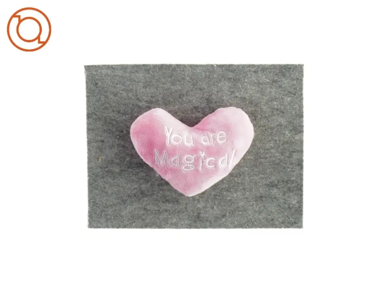 Billede 1 - Hjerte pude (str. LB: 12x10 cm)