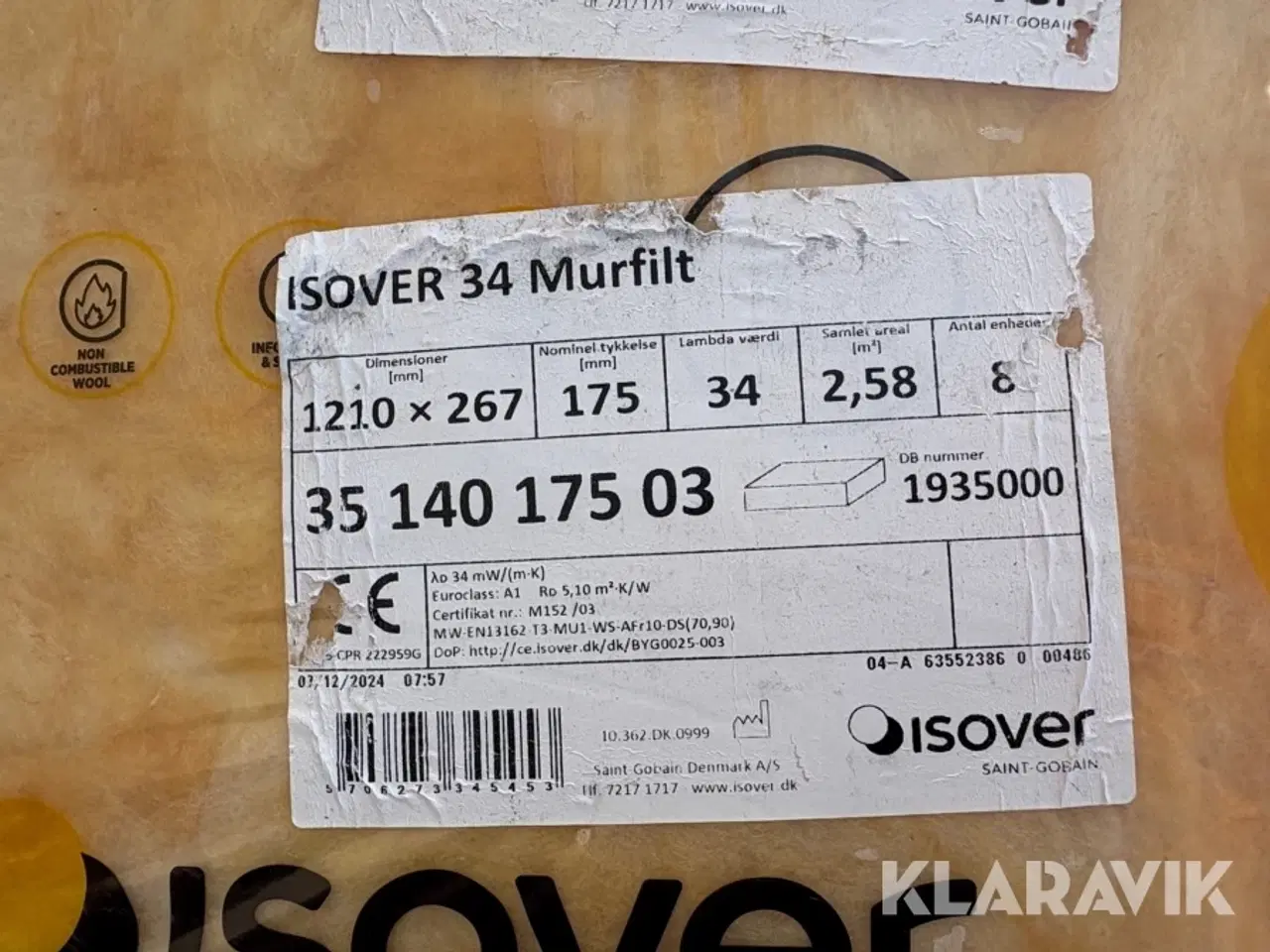 Billede 4 - Isolering Isover blandet lot