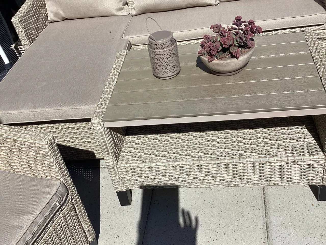 Billede 5 - Have sofasæt natur polyrattan