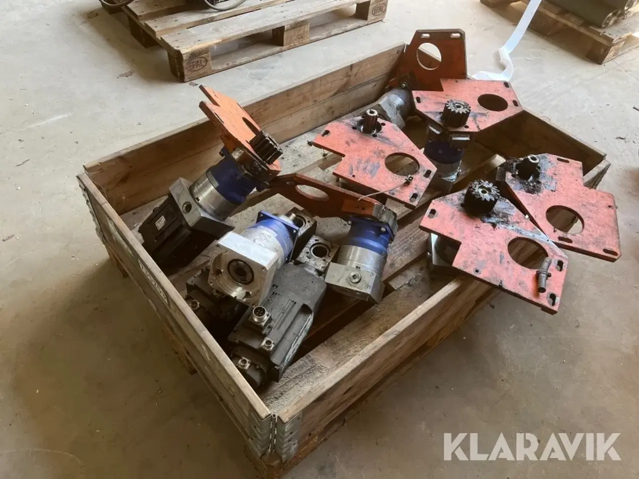 Billede 1 - Gearing til elmotor - 8 styk