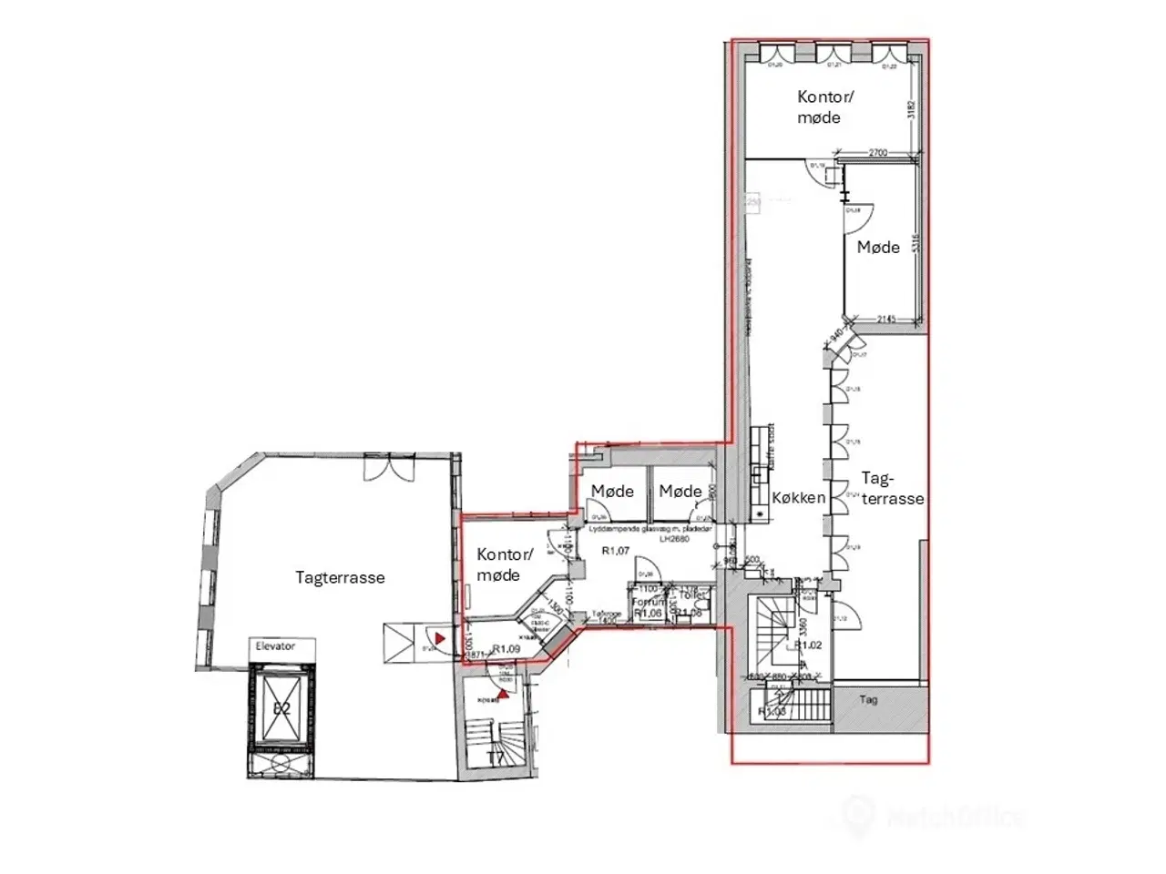 Billede 14 - INGEN BINDING - Flot og indbydende kontorlejemål på 152 m²