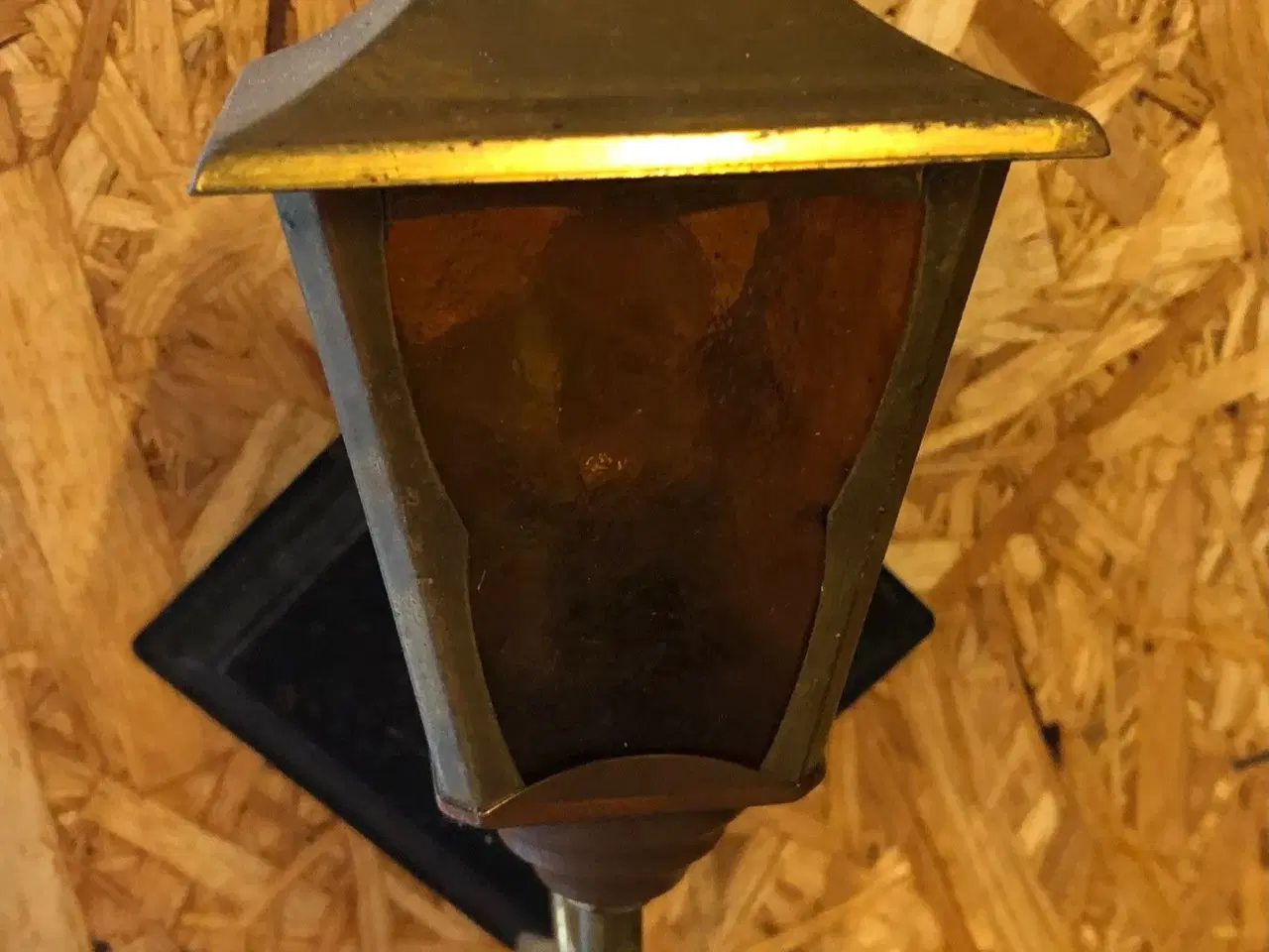 Billede 1 - Kobber væglampe