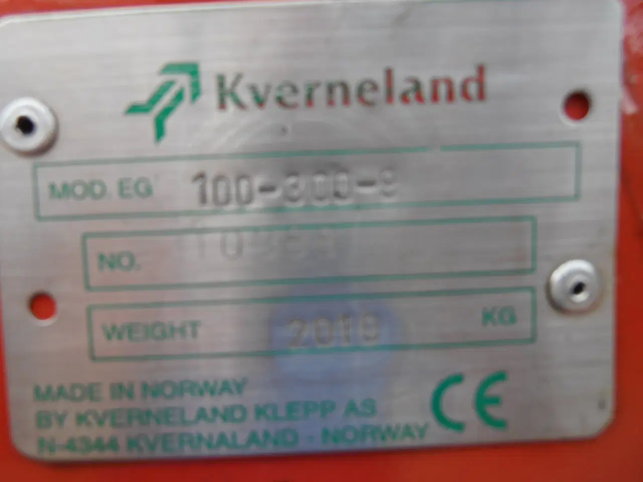 Billede 12 - Kverneland EG 100 vendeplov .