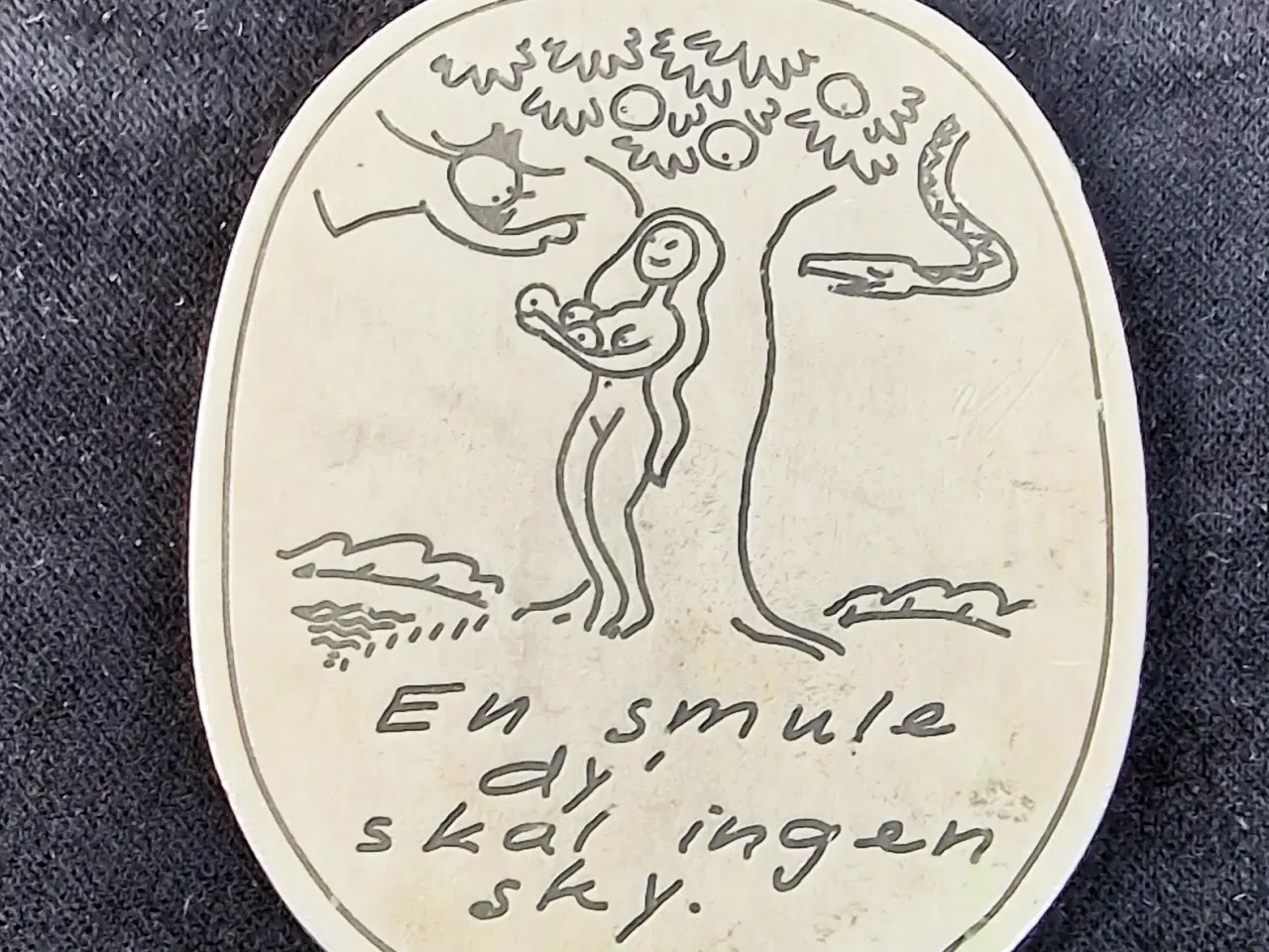 Billede 4 - Piet Hein/Jørgen Jensen halskæde med vedhæng.