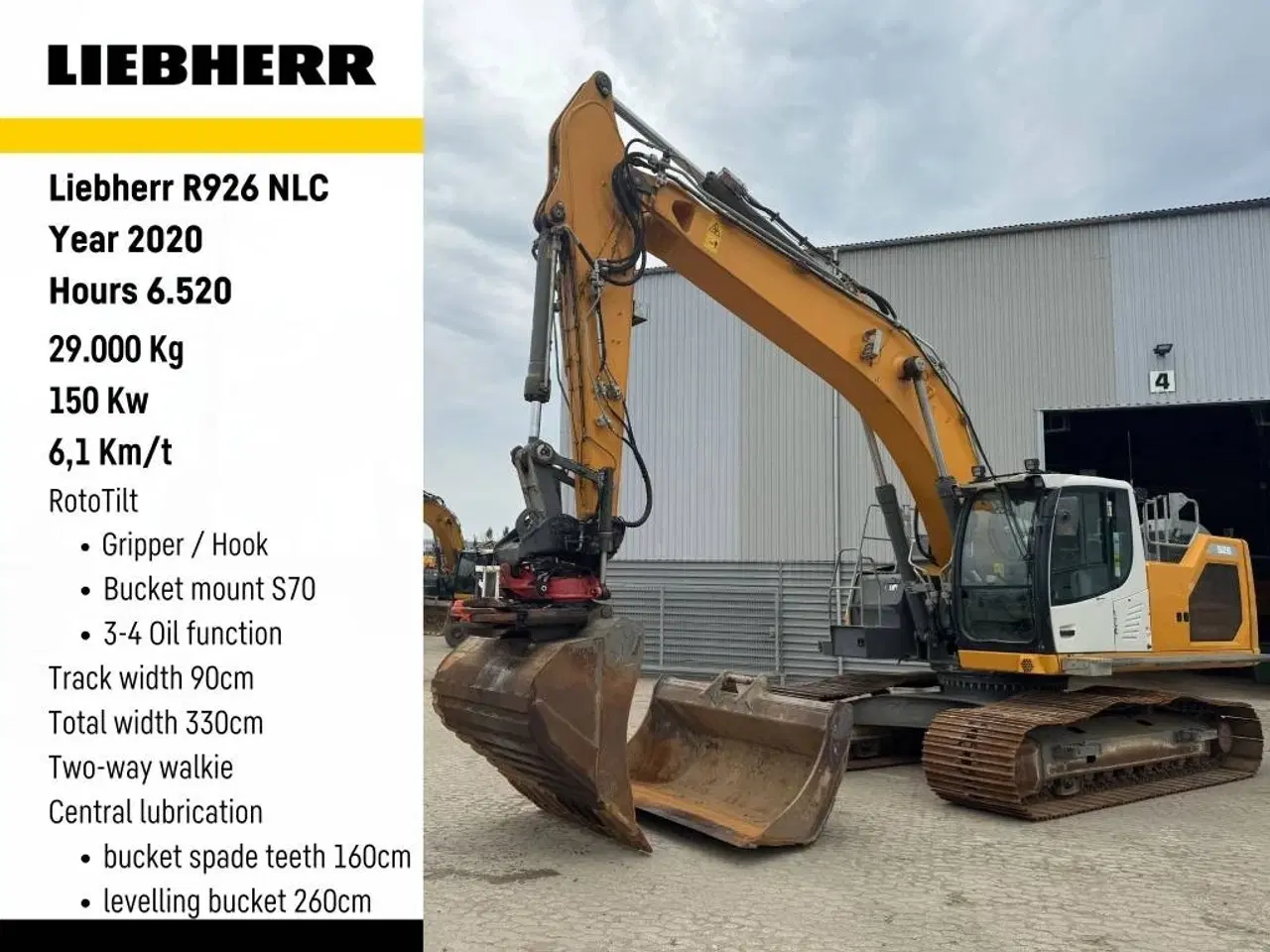 Billede 1 - Liebherr R926