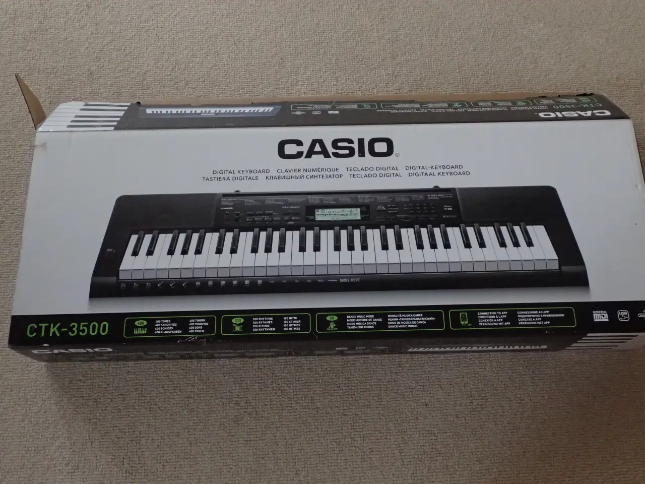 Billede 1 - Keyboard digital CASIO CTK-3500 ny.