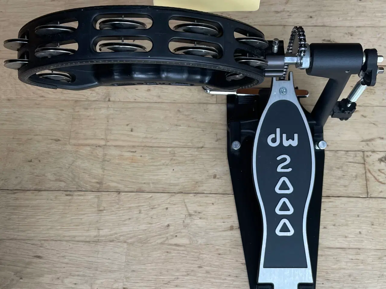 Billede 3 - DW 2000 fodbetjent tamburin sort