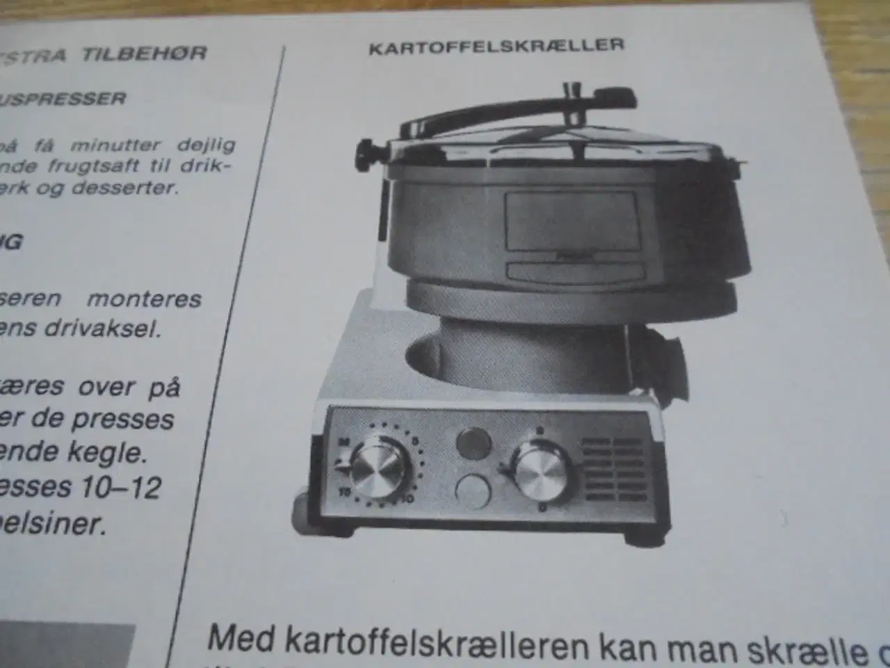 Billede 3 - Ballerup køkkenmaskine – original brugsanvisning  