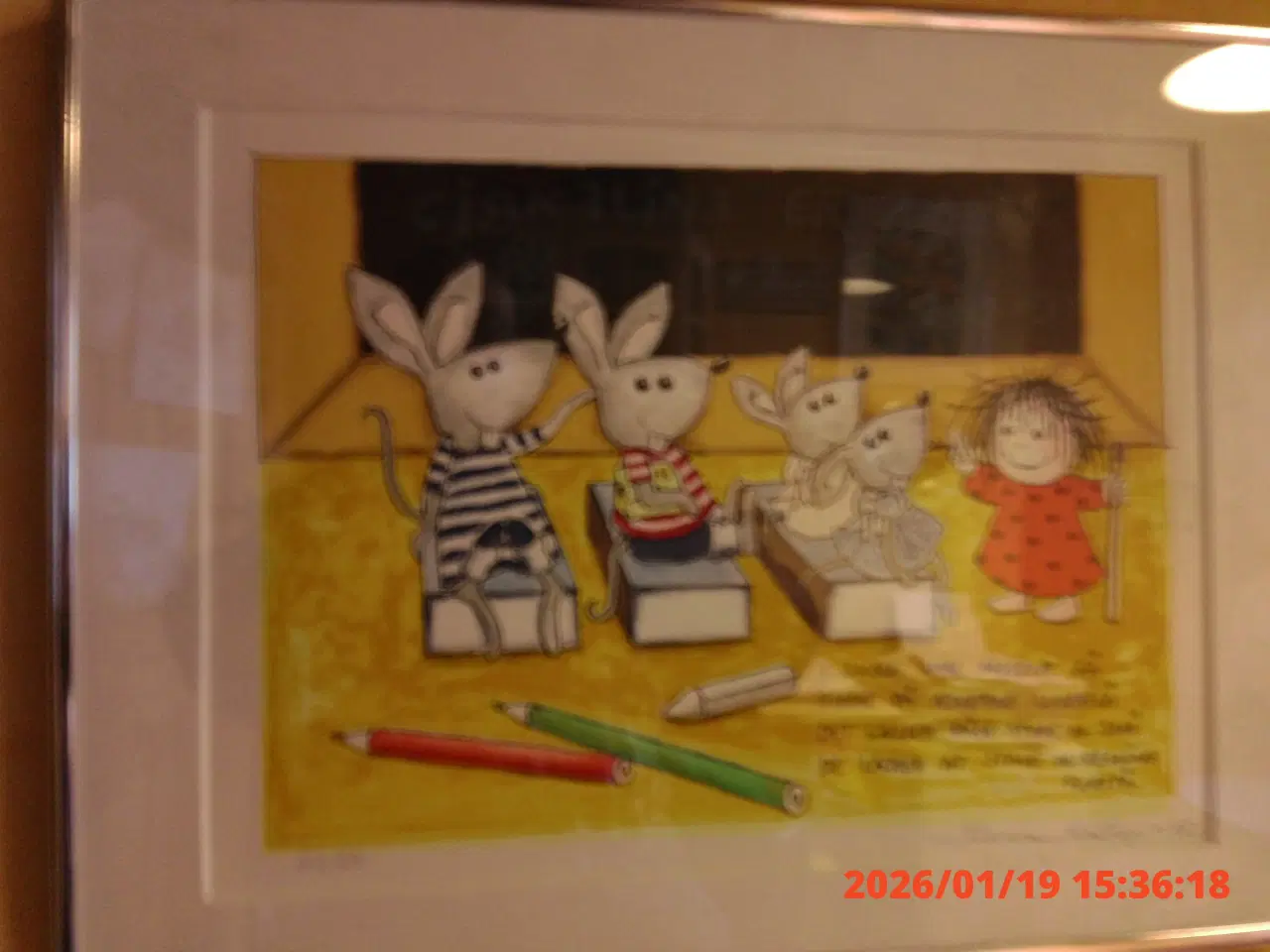 Billede 4 - Litografi med Cirkeline