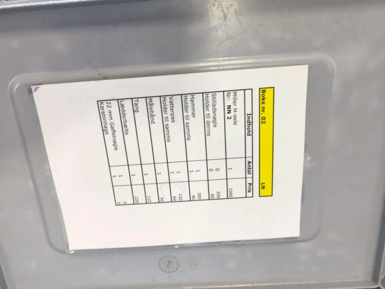 Billede 4 - Kasse m. sikringsgrej samt div.