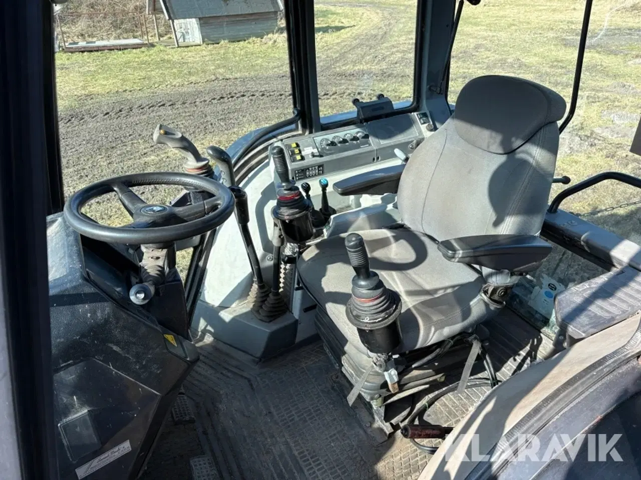 Billede 12 - Traktor Valmet 6800 med frontlæsser & skovvogn & kranarm