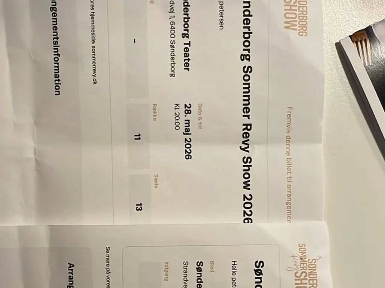 Billede 1 - Billetter til Sønderborg revy 2026