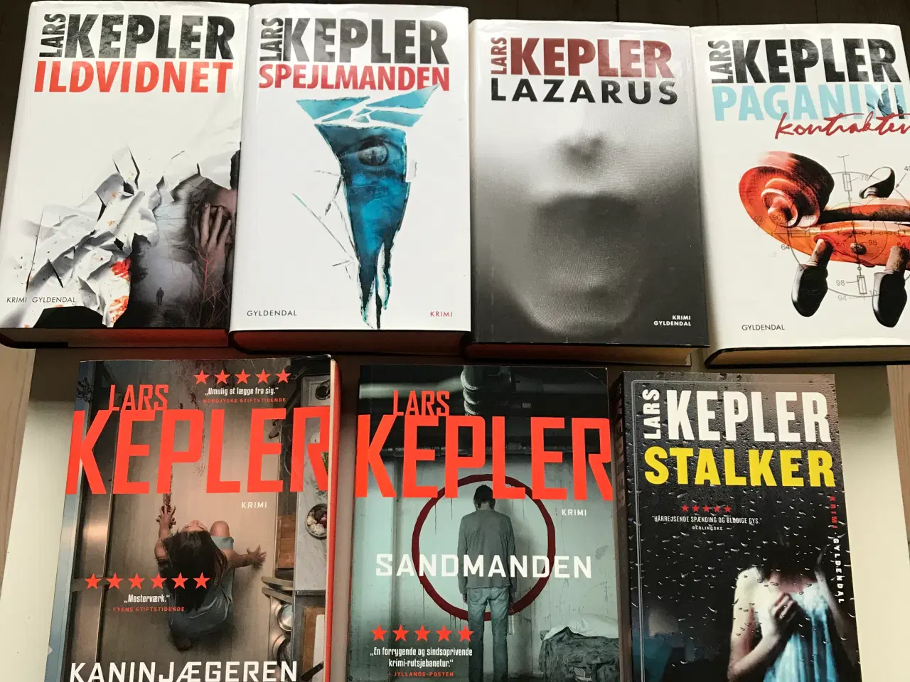 Billede 1 - Lars Kepler bøger