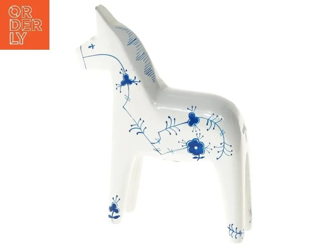 Billede 3 - Dekorative dala heste figurer fra Larsen Danmark (str. 15 og 12 cm)