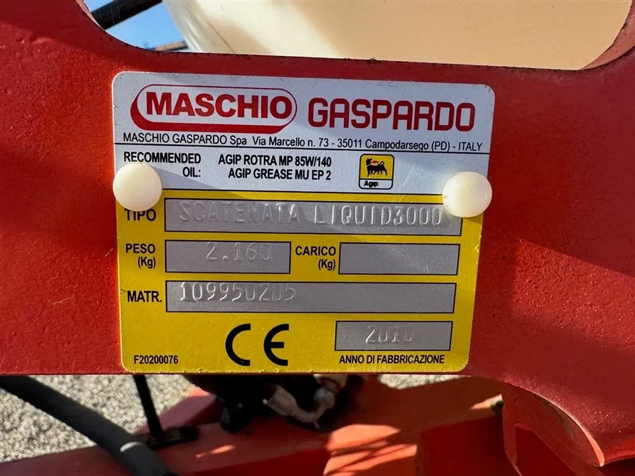 Billede 6 - Gaspardo Manta 12 rækker 75cm M/ Scatenata Liquid 3000 gødningsvogn