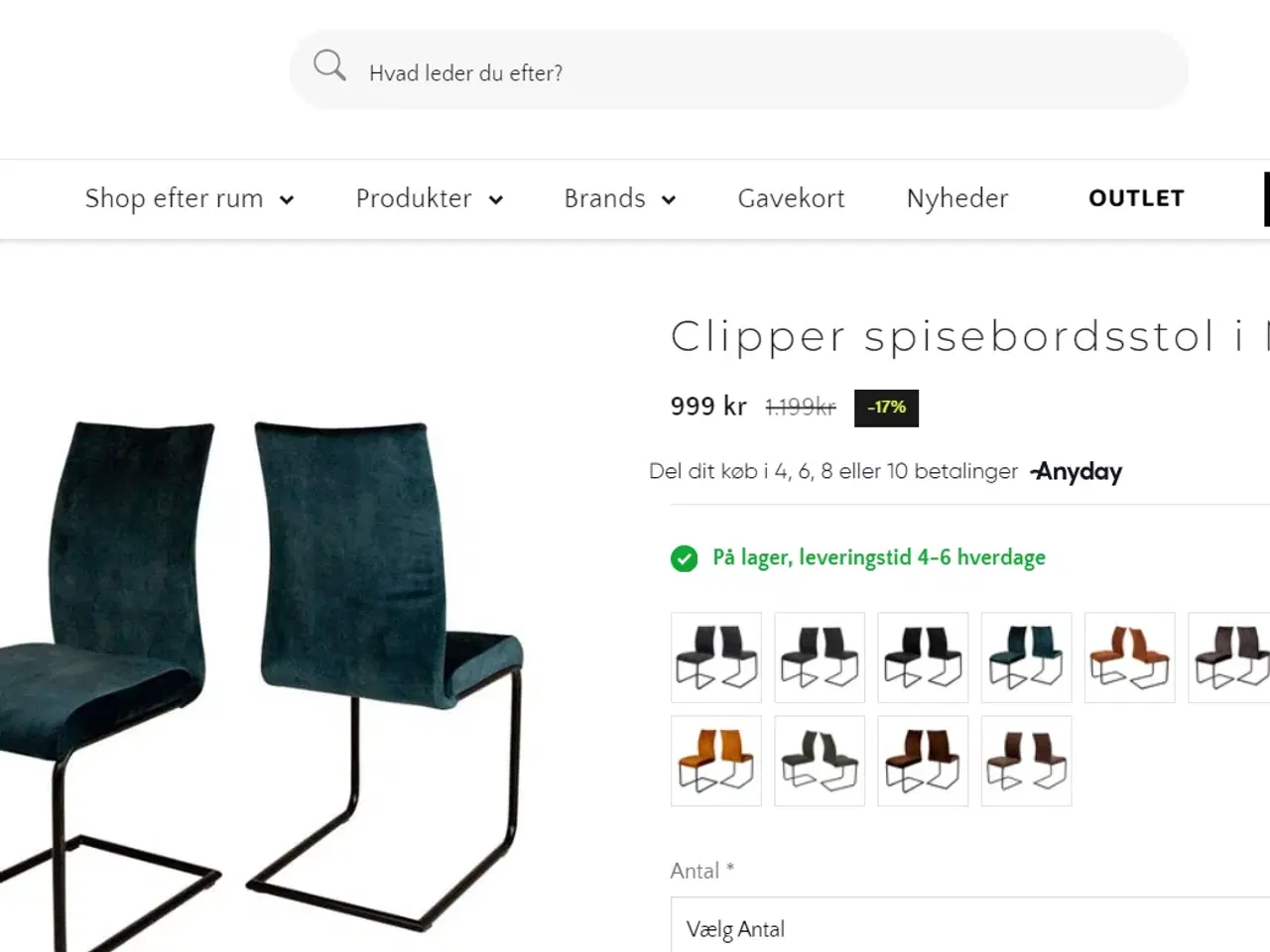 Billede 8 - Egetræs spisebord med 2 x Clipper stoler 