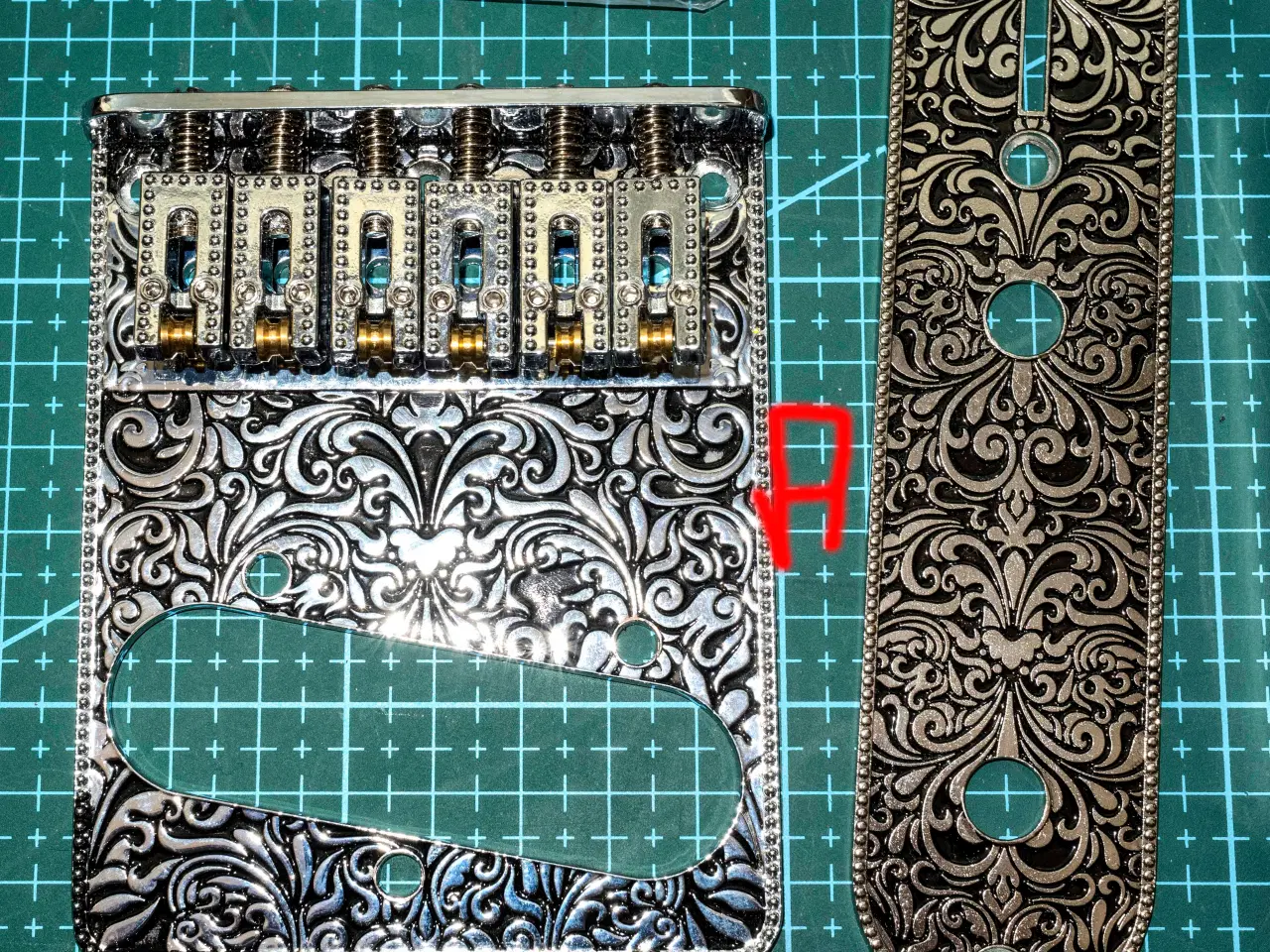 Billede 2 - A: Bridgeplate og controlpalte  m.m.