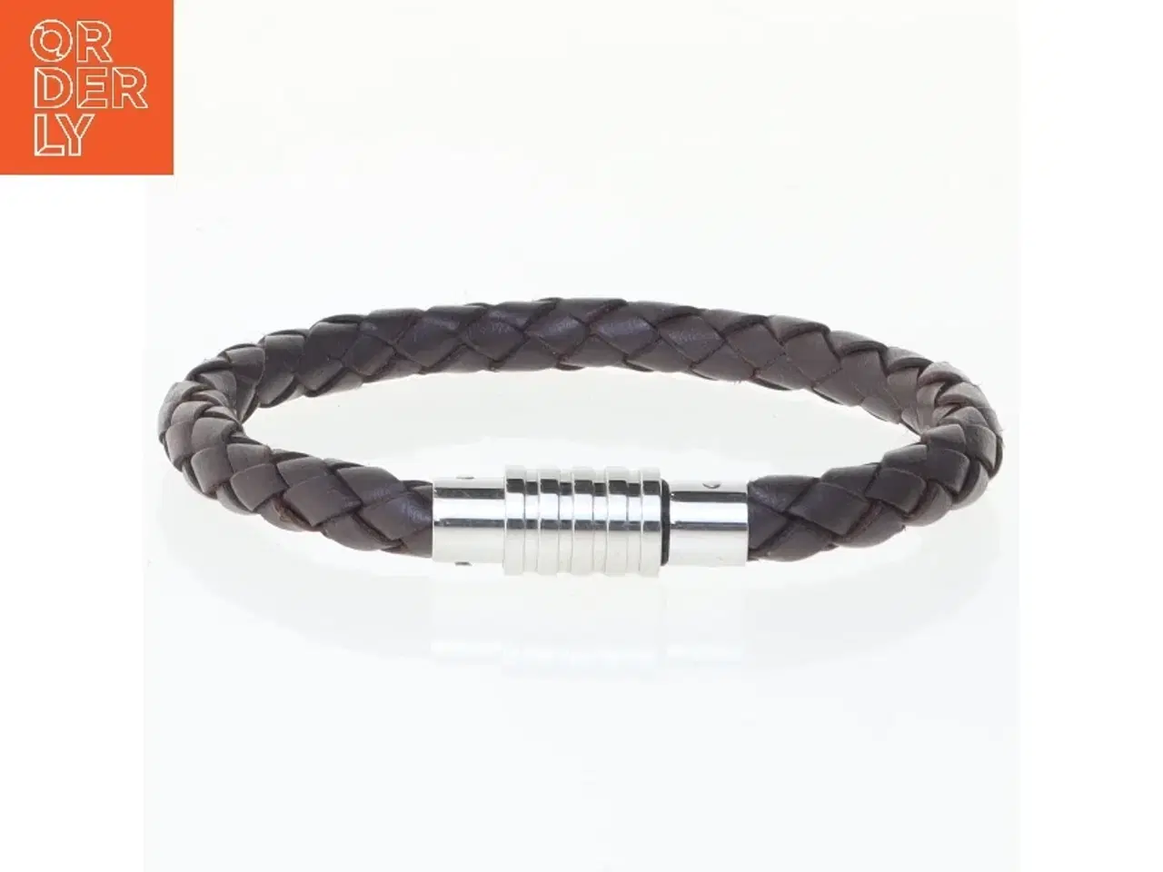 Billede 3 - Læderarmbånd med magnetlås fra Kruse (str. Ø 7 cm)