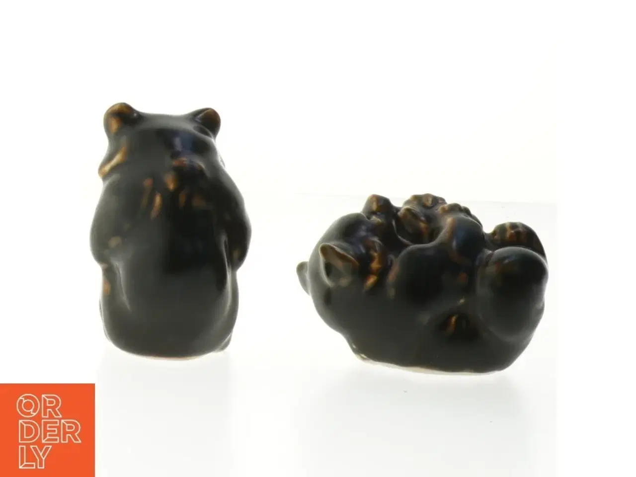 Billede 2 - Keramiske bjørnefigurer fra Royal Copenhagen (str. 9 cm)