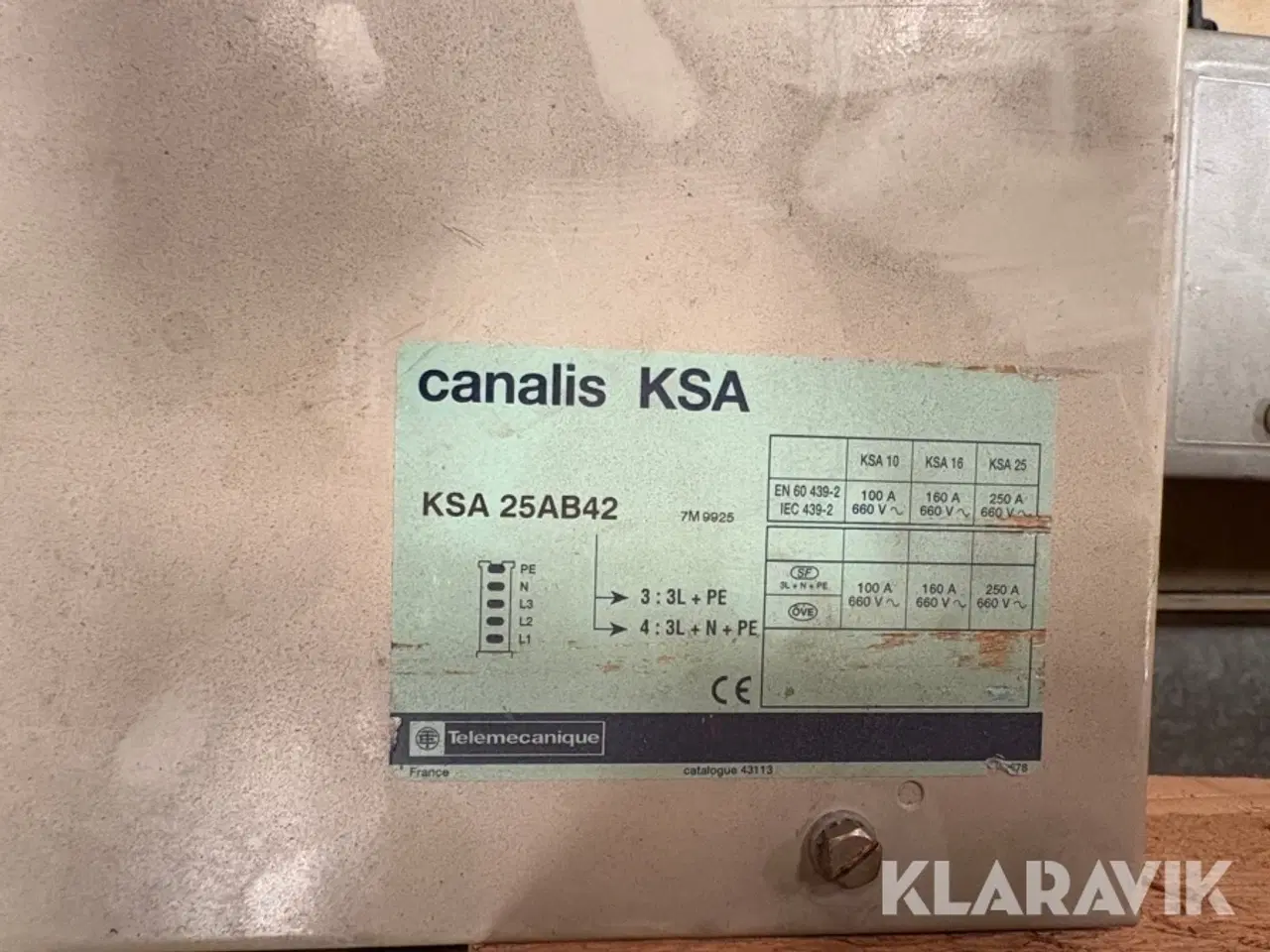 Billede 12 - Strømskinner Canalis KSA - 2 paller