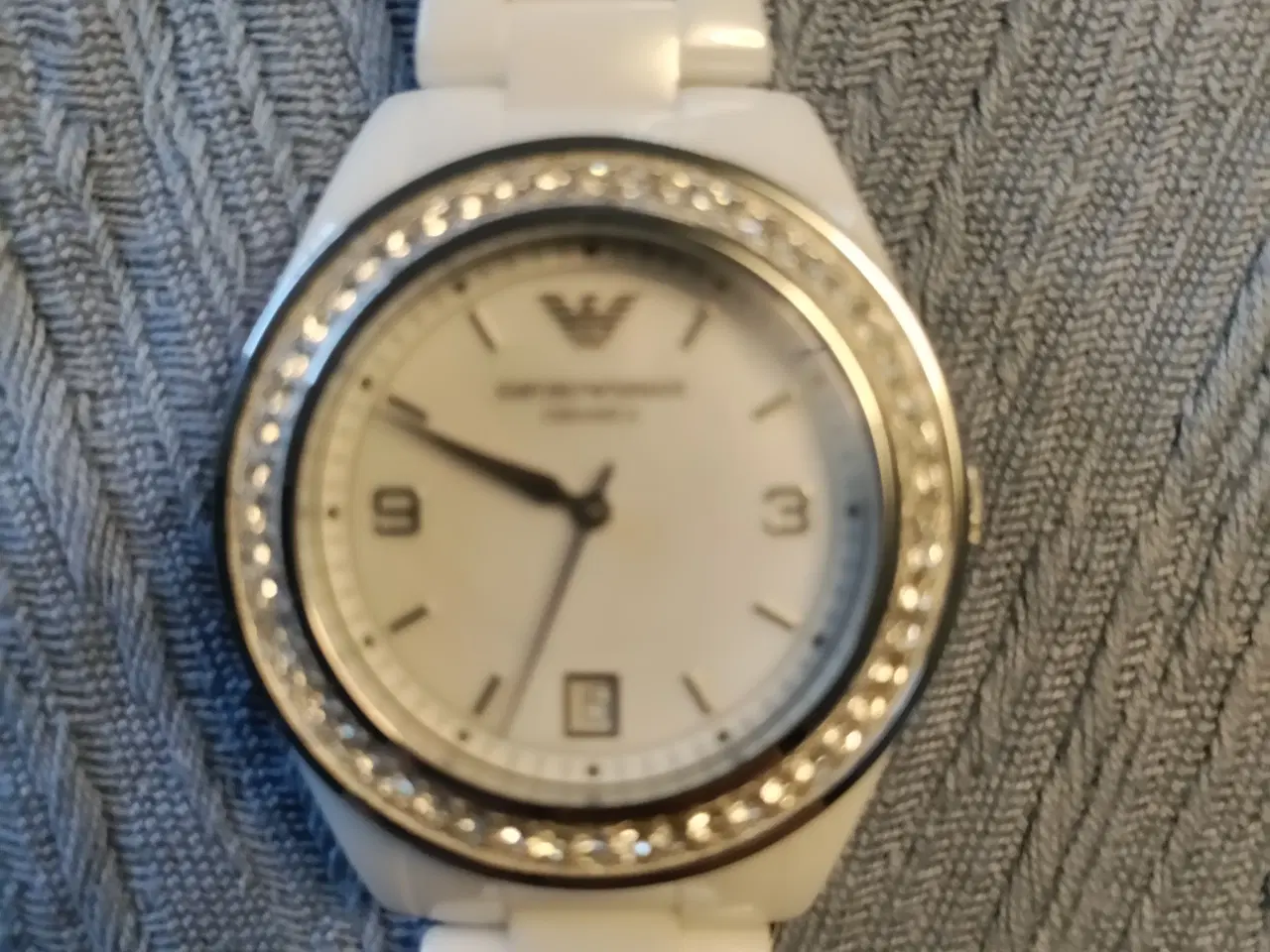 Billede 5 - Emporio Armani AR-1426 Hvidt Dameur i Ceramica