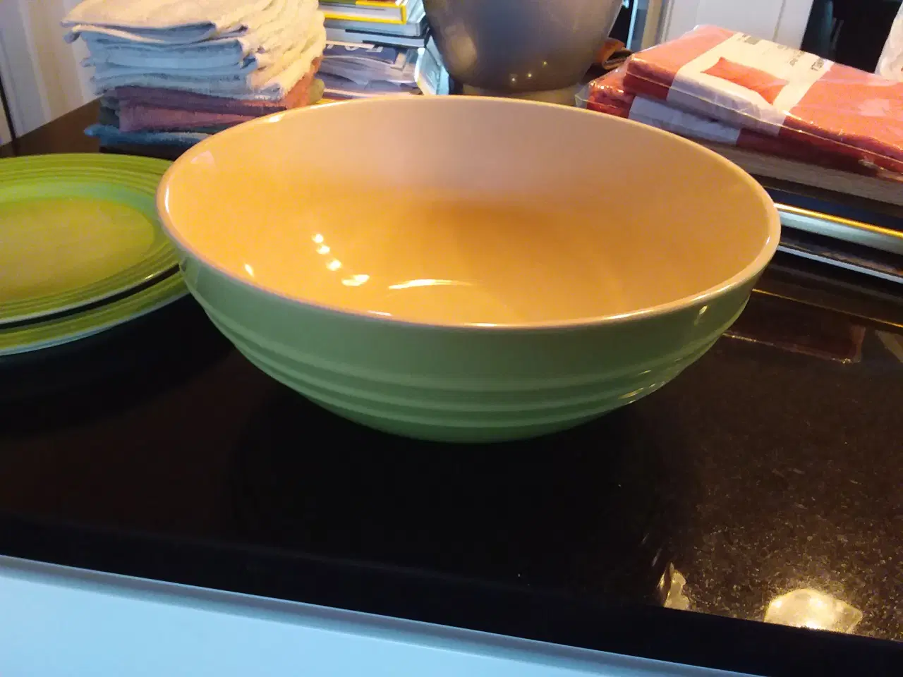 Billede 4 - 4 middagstallerkner, 4 frokosttallerkner, skål 